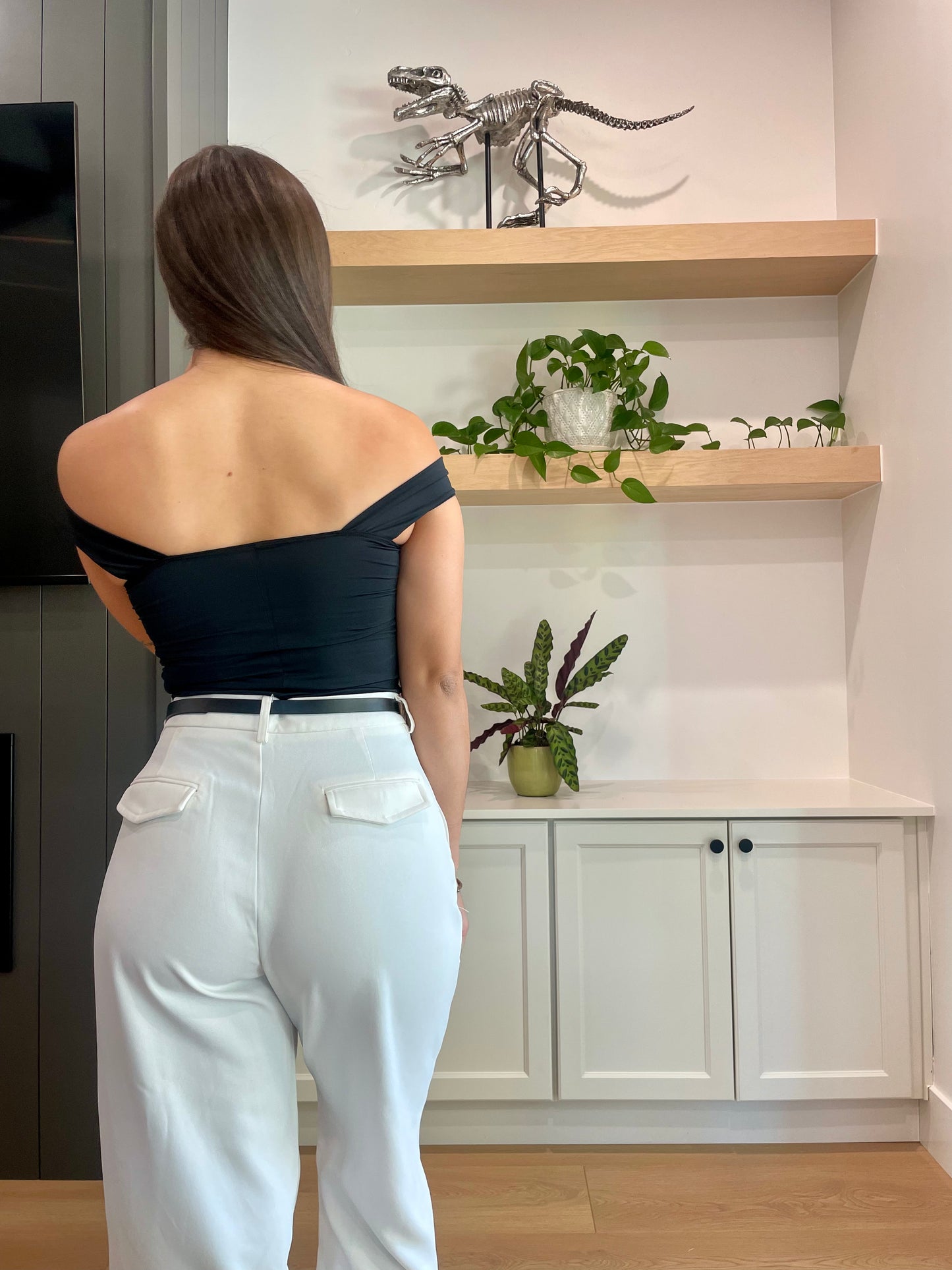 Traje de cuerpo negro Lia