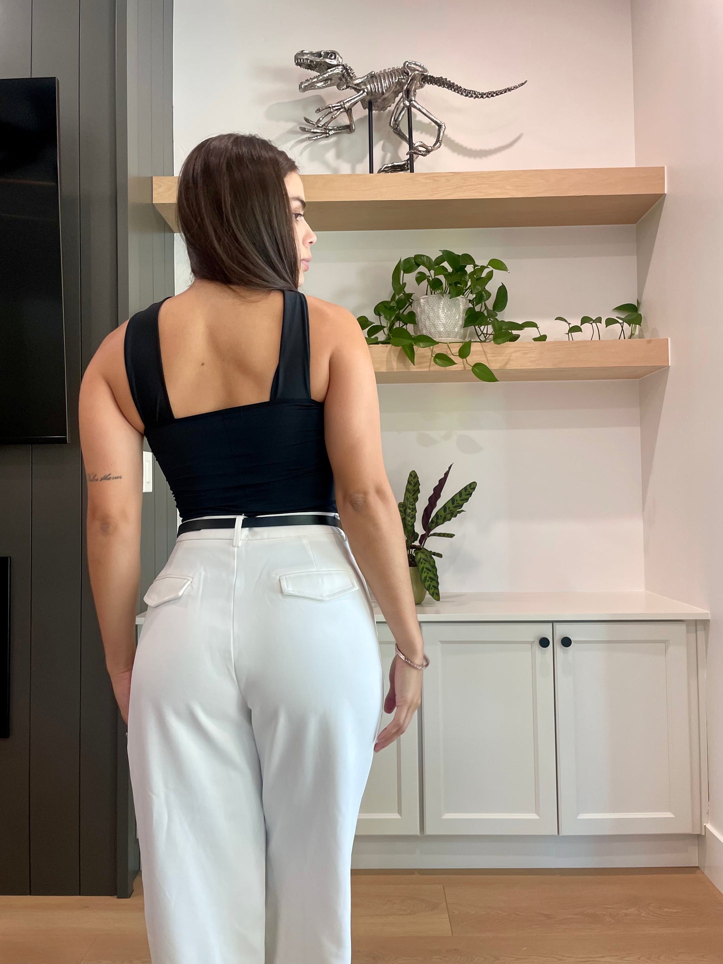 Traje de cuerpo negro Lia